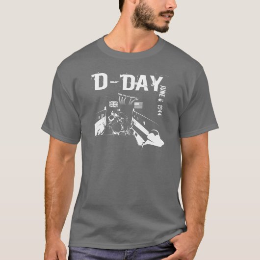 D-DAY 6. Juni 1944 T-Shirt (Vorderseite)