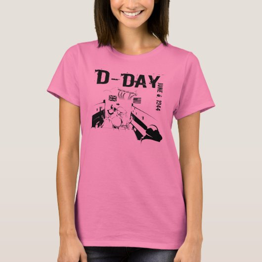 D-DAY 6. Juni 1944 T-Shirt (Vorderseite)