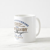 D-Day 70 Jubiläum Kampf der Normandie Kaffeetasse (VorderseiteRechts)