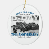 D-Day 70 Jubiläum Kampf der Normandie Keramik Ornament (Links)