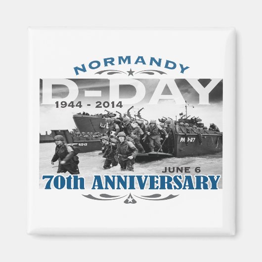 D-Day 70 Jubiläum Kampf der Normandie Magnet (Vorne)