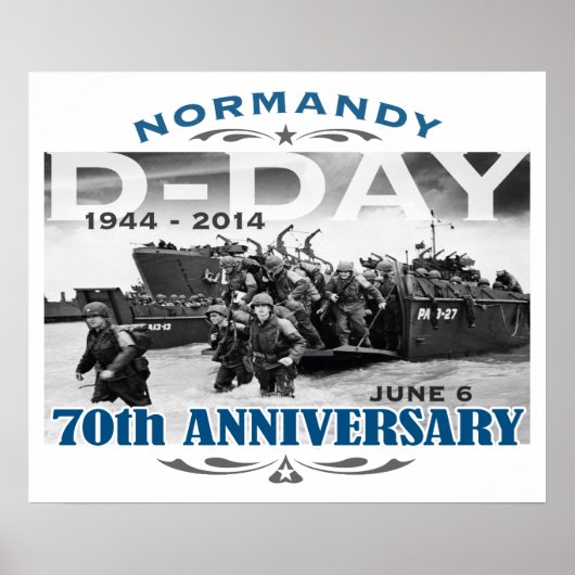 D-Day 70 Jubiläum Kampf der Normandie Poster (Vorne)