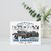D-Day 70th Anniversary Battle of Normandy Postkarte (Stehend Vorderseite)