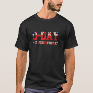 D-Day 81. Jahrestag Gedenken 1944-2025 Veter T-Shirt