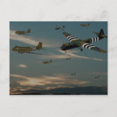 D Day Dawn Postkarte (Vorderseite)