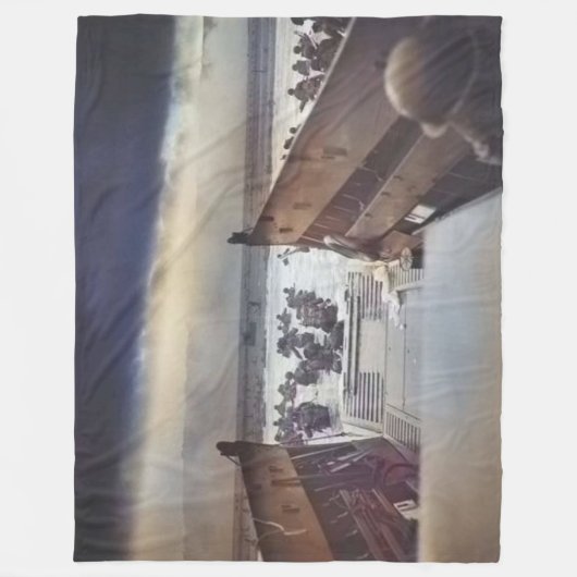 D-DAY FLEECEDECKE (Vorderseite)