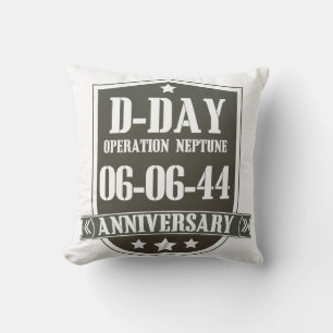 D-Day-Jubiläumsabzeichen Kissen