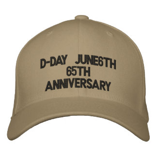 D-Day June 665 Jahrestag Bestickte Baseballkappe