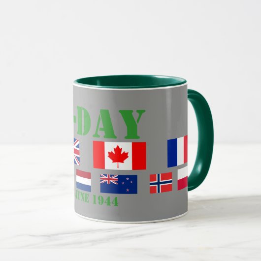 D-DAY* KAFFEE-TASSE TASSE (VorderseiteRechts)