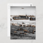 D-Day Landings Verschiedene Bilder Postkarte (Vorne/Hinten)