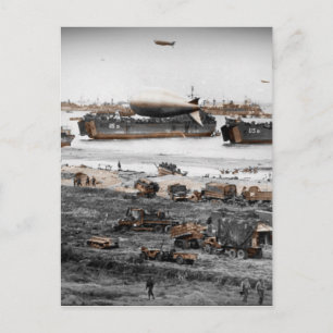 D-Day Landings Verschiedene Bilder Postkarte