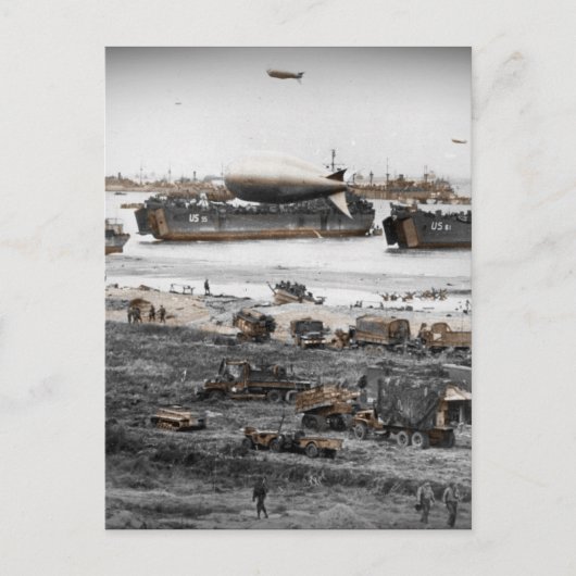 D-Day Landings Verschiedene Bilder Postkarte (Vorderseite)