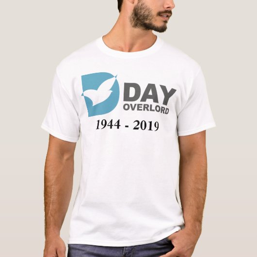 D-Day Overlord 1944-2019 T-Shirt (Vorderseite)
