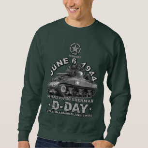 D-Day Veterans Tag HVSS Sherman Sweatshirt