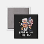 D-Day wird britisch patriotisch George Washington Magnet (Vorderseite/Rückseite)