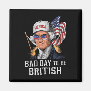 D-Day wird britisch patriotisch George Washington Magnet