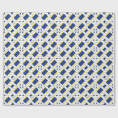 D Delta Nautic Signal Flag | Seecode Geschenkpapier (Flach)
