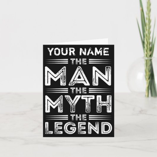 D Der Mann Der Mythos Die Legende Karte (Vorderseite)