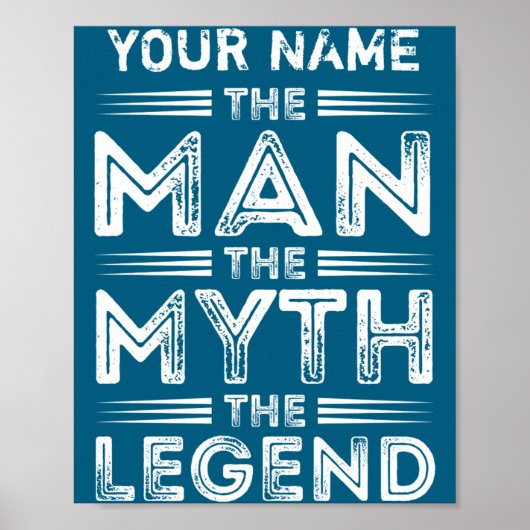 D Der Mann Der Mythos Die Legende Poster (Vorne)
