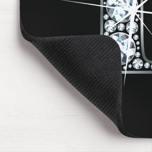 D-"Diamant Bling" Druck Mousepad (Ecke)