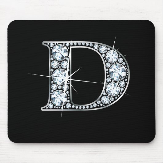 D-"Diamant Bling" Druck Mousepad (Vorne)