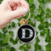 "D" Diamant Bling Schlüsselanhänger (Hand)