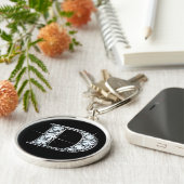 "D" Diamant Bling Schlüsselanhänger (Seite)