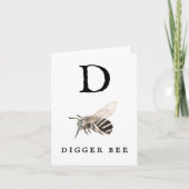 "D" Digger Bee (Vorderseite)