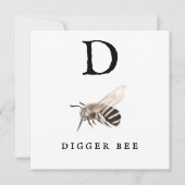 "D" Digger Bee (Vorderseite)