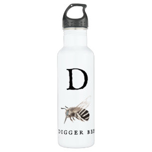 "D" Digger Bee Edelstahlflasche