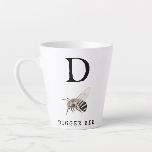 "D" Digger Bee Milchtasse (Links)