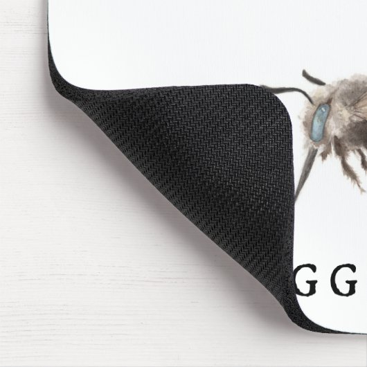 "D" Digger Bee Mousepad (Ecke)