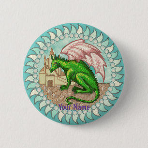 D Drache Pin-Button Button