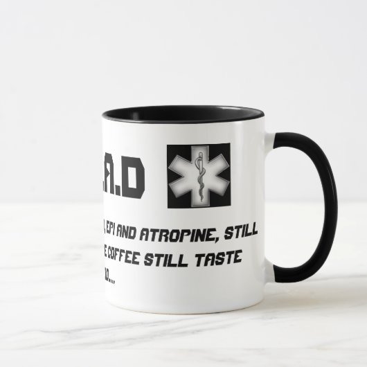D.E.A.D EMS dunkle Spaß-Tasse Tasse (Rechts)