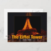 D-Eiffel-Turm Postkarte (Vorne/Hinten)