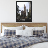 D & F Uhrturm Denver Colorado Leinwanddruck (Insitu (Schlafzimmer))