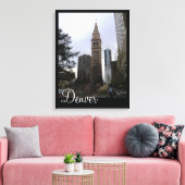 D & F Uhrturm Denver Colorado Leinwanddruck (Insitu (Wohnzimmer))