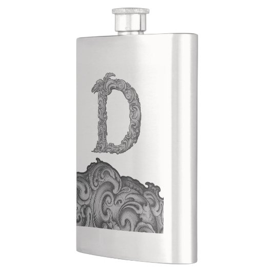 D - Falck Alphabet (Silvery) Flachmann (Links)