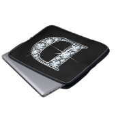 D Falsch-"Diamond" Monogram Laptopschutzhülle (Vorne Knopf)