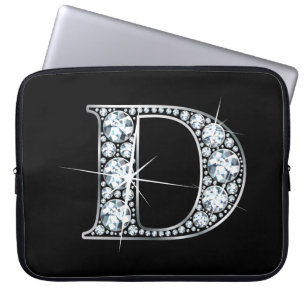D Falsch-"Diamond" Monogram Laptopschutzhülle