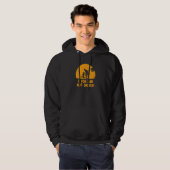 D For Dad Not Driver Daddy Humor Father Sarcastic Hoodie (Vorne ganz)