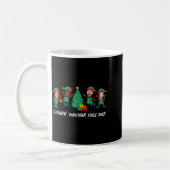 D Funny Face Photo Christmas Elf Kaffeetasse (Links)