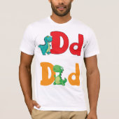 D für Dinosaurier Mens T - Shirt (Vorderseite)
