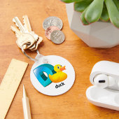 D für Enten-Schlüsselanhänger Schlüsselanhänger