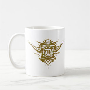 D-Goldgotische Tätowierung Kaffeetasse