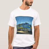 D&H Alco PA-1 #18. (Zug; Himmel; Wolken; Schiene;) T-Shirt (Vorderseite)