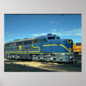 D&H Alco PA-1 #18. (Zug;Himmel;Wolken;Schiene;)_Zü Poster (Vorne)