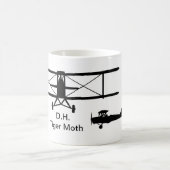 D.H. Tiger Moth Silhouette Tasse (Mittel)