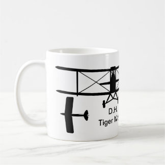D.H. Tiger Moth Silhouette Tasse