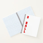 D Hall Notizblock (Innenseite)